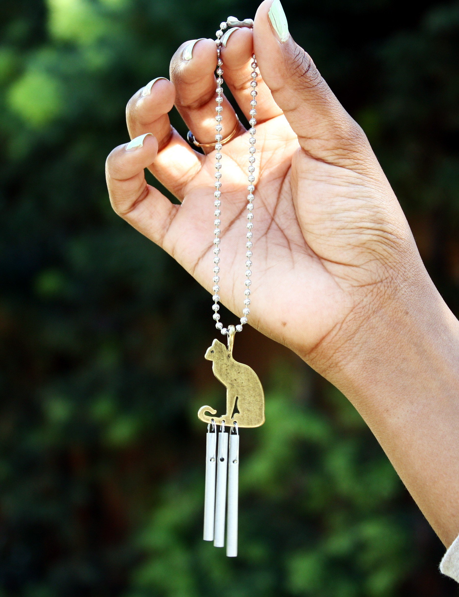 Amazon.com : Jacob's Musical Car Charm, Cat, Mini Wind Chime